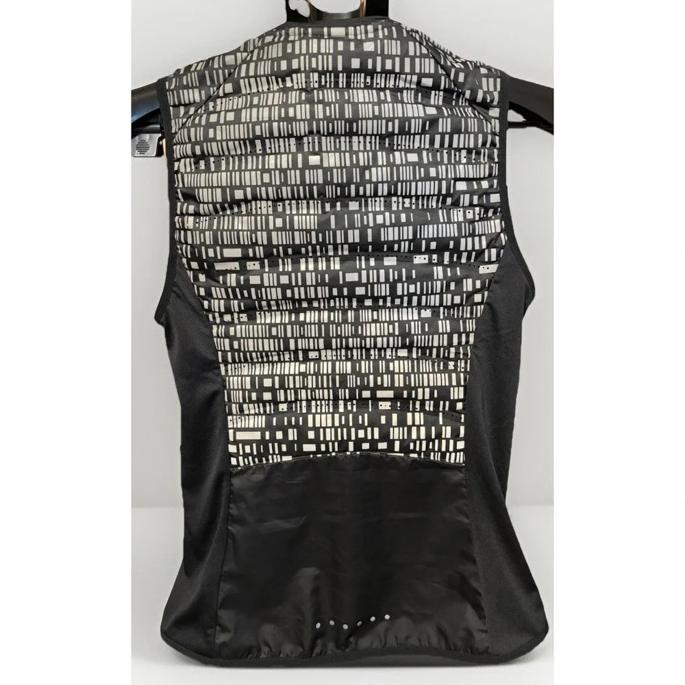 Womens XS Black Nike Run‎ 800 Aeroloft Reflective Vest Sleeveless Stretch Loft